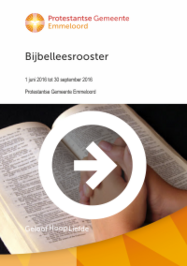 Bijbel leesrooster PG Emmeloord